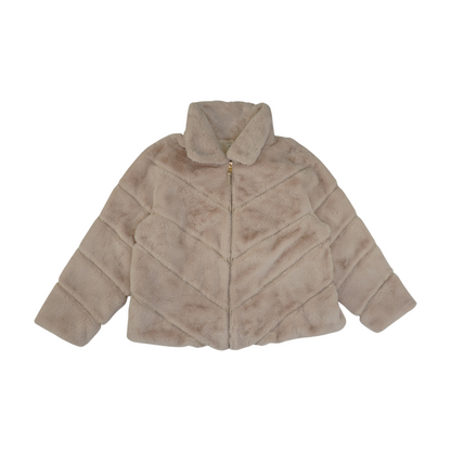 Beige Solid Jacket