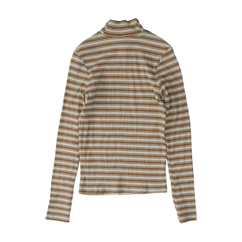 Brown Striped Blouse