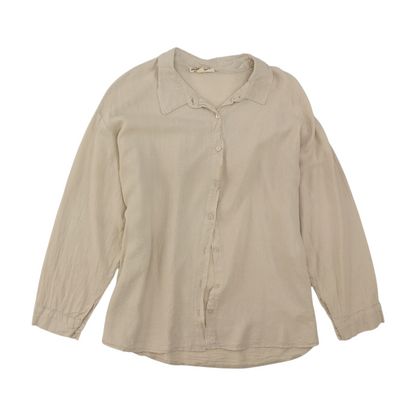 Tan Button Down
