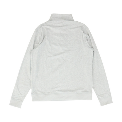 Gray Solid 1/4 Zip Pullover