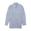 Blue Big & Tall Plaid Long Sleeve Button Down