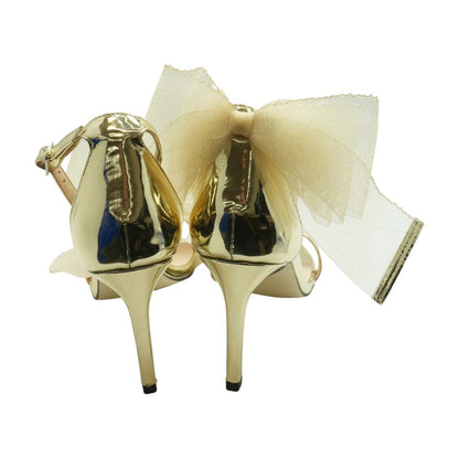 Gold Stiletto Heels