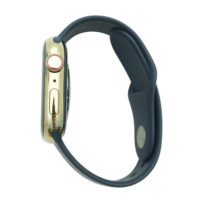 45mm Series 8 Gold Smartwatch Midnight Band S/M