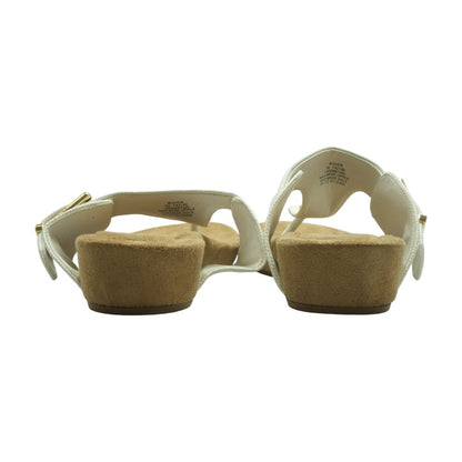 White Wedged Sandals