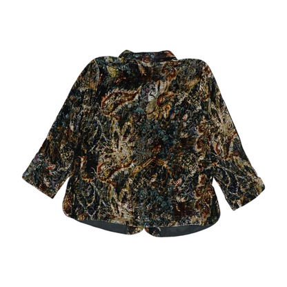 Multi Petite Floral Button Down
