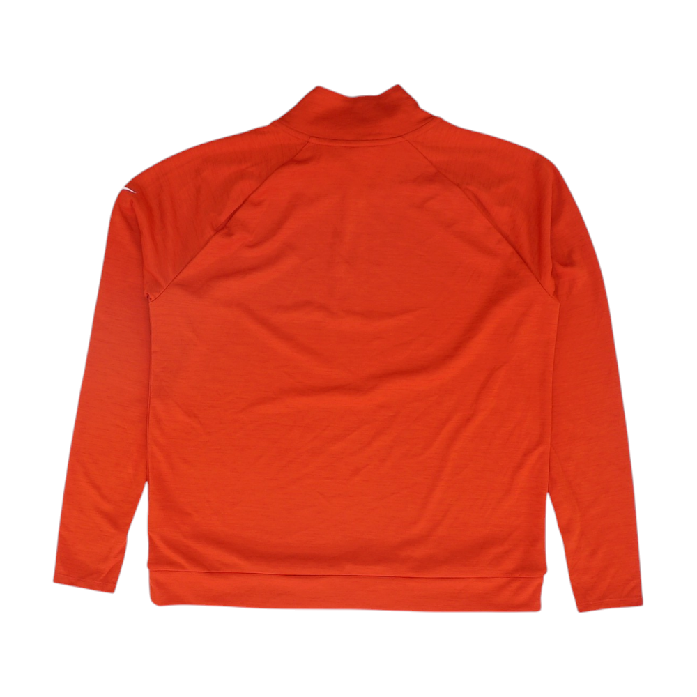Red Solid 1/4 Zip Pullover