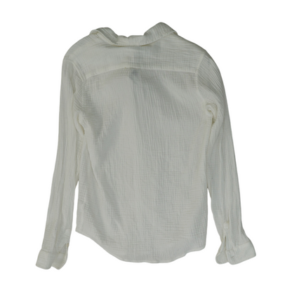White Long Sleeve Button Down