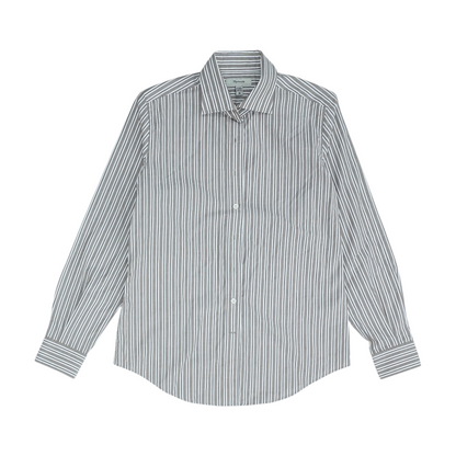 Brown Striped Button Down