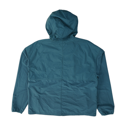 Blue Solid Rain Jacket