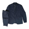 Navy Striped Suit