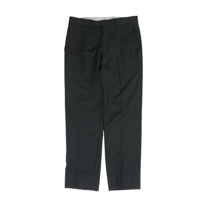 Black Solid Dress Pants