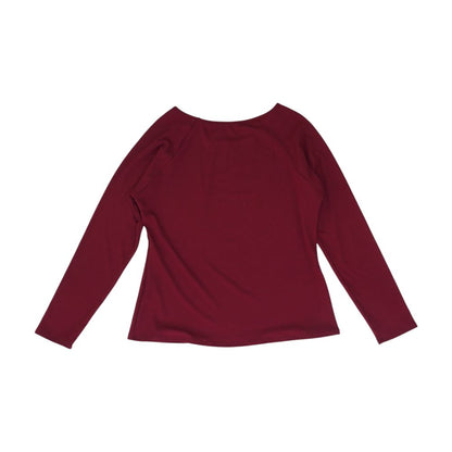 Maroon Petite Knit Top