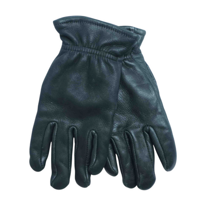 Black Leather Gloves