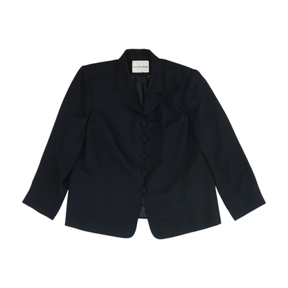 Navy Plus Solid Blazer