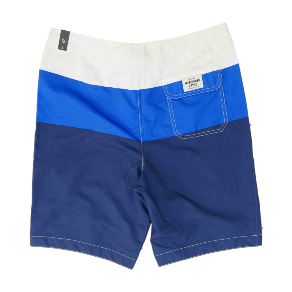 Blue Color Block Swim Bottom
