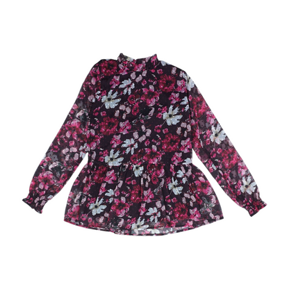 Pink Floral Blouse