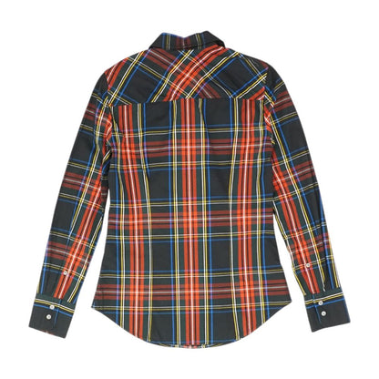 Black Plaid Button Down
