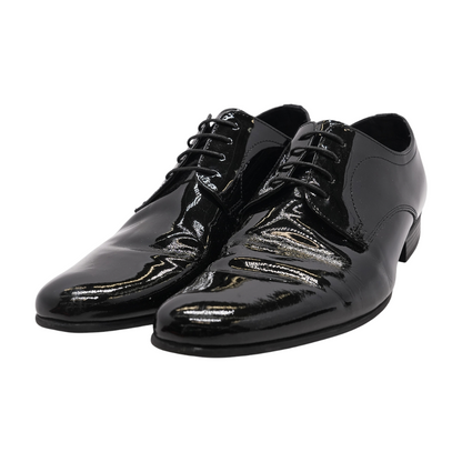 Black Lace-Up Dress Shoes