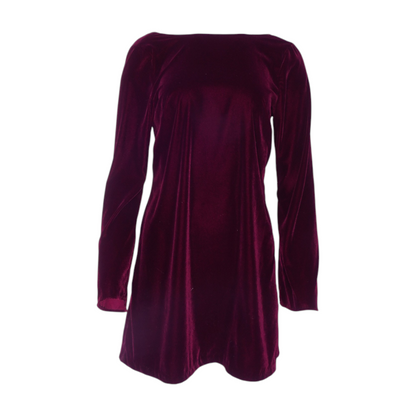 Burgundy Mini Dress
