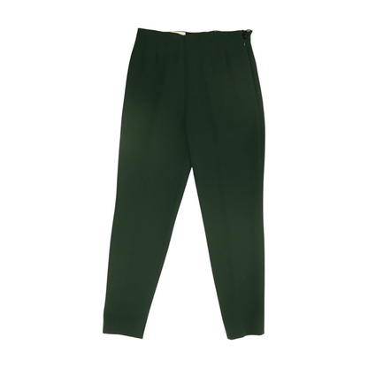 Green Wool Blend Dress Pants