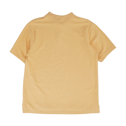 Peach Solid Short Sleeve Polo