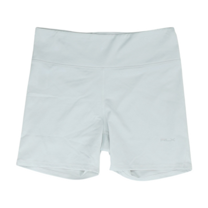 White Solid Active Shorts