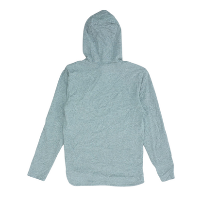Gray Solid Hoodie Pullover