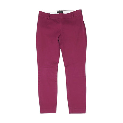 Purple Solid Dress Pants
