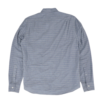 Blue Striped Long Sleeve Button Down