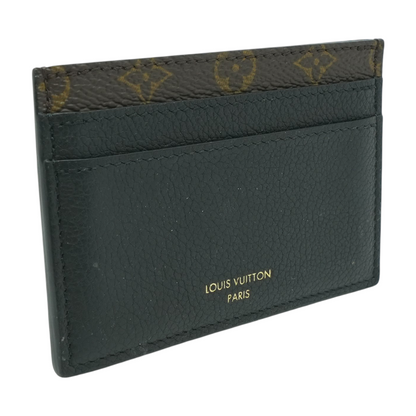 Double Card Holder Low Key in Black