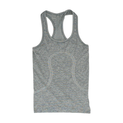Gray Striped Active T-Shirt