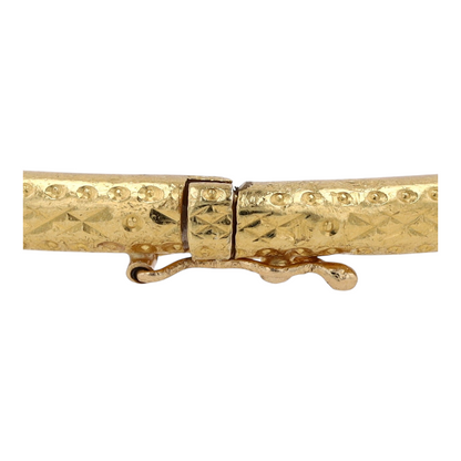 22K Yellow Gold Bangle Bracelet
