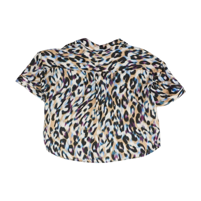 Multi Animal Print Button Down