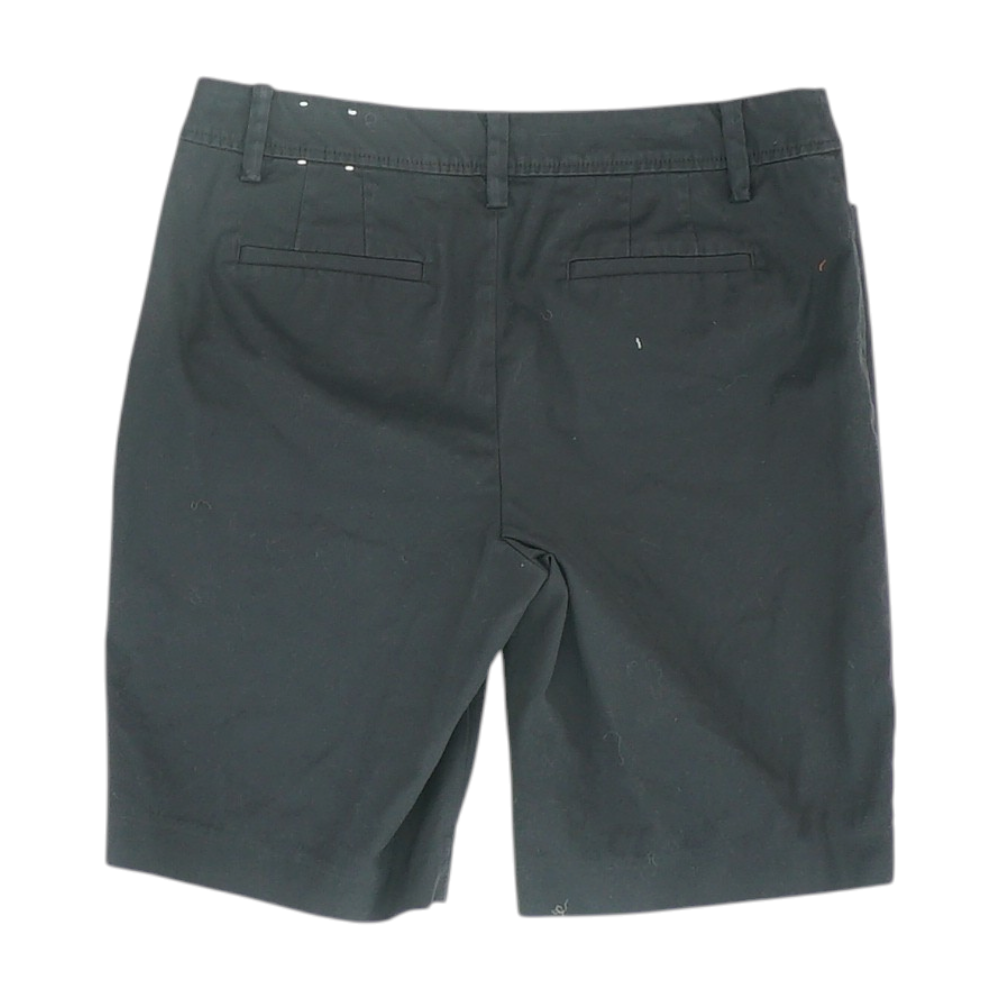Talbots Black Solid Chino Shorts – Image 2