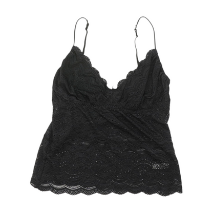 Black Cropped Blouse