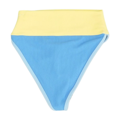Blue Color Block Swim Bottom