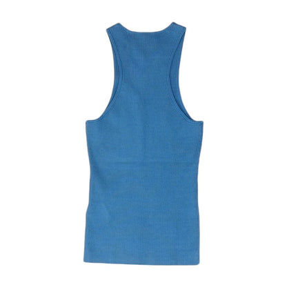 Teal Solid Tank Knit Top