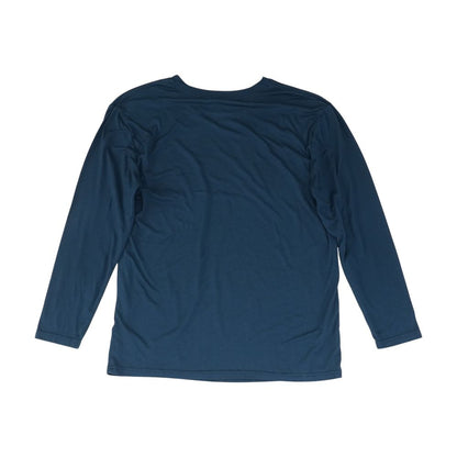 Navy Solid Crewneck T-Shirt