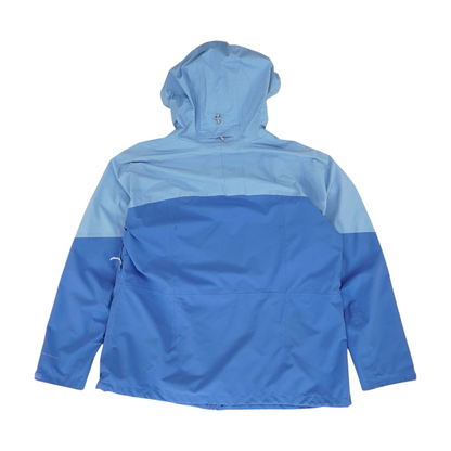 Blue Plus Color Block Rain Jacket