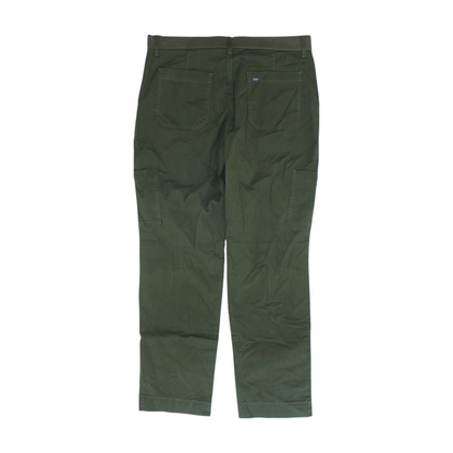 Green Straight Pants