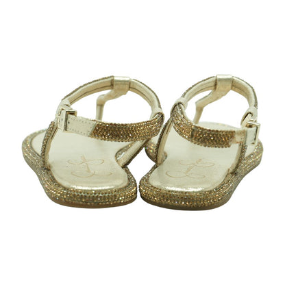 Gold Flat Sandals