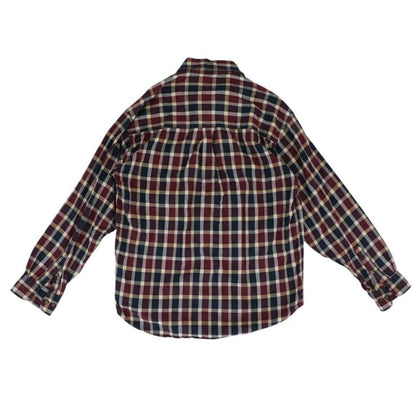 Multi Plaid Long Sleeve Button Down
