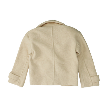 Beige Solid Jacket