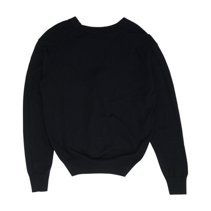 Navy Solid Cardigan Sweater