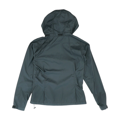 Black Solid Rain Jacket