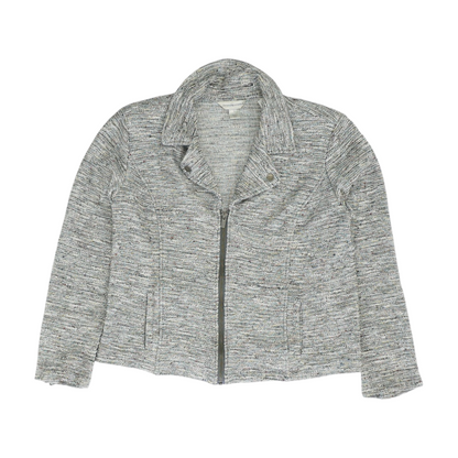 Gray Print Blazer
