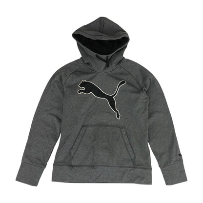 Gray Graphic Hoodie Pullover