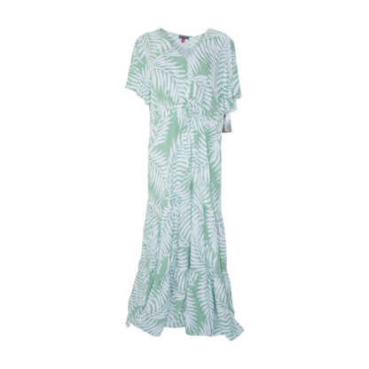 Green Print Maxi Dress