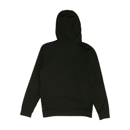 Black Solid Hoodie Pullover