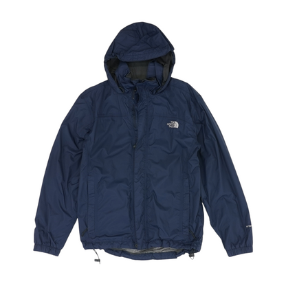 Navy Solid Rain Jacket